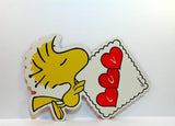 Woodstock Valentine's Day Gift or Wall Decor With Self-Adhesive Foam Tab