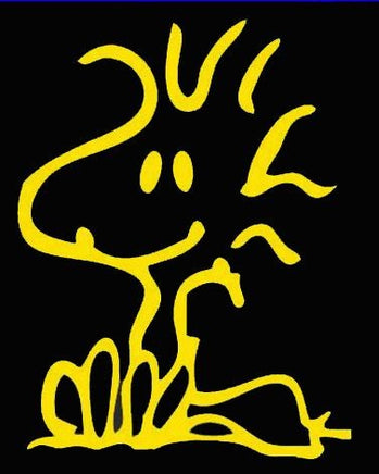 Woodstock Sitting Die-Cut Vinyl Decal - Gold