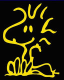 Woodstock Die-Cut Vinyl Decal - Yellow
