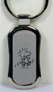 Woodstock Stainless Steel-Toned Key Chain