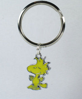 Woodstock Silver Plated Key Chain With Holographic Accents