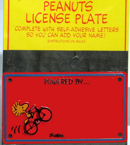 Woodstock Vintage Mini Tin License Plate