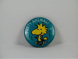 WOODSTOCK PARTY ANIMAL PINBACK BUTTON
