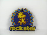 WOODSTOCK ROCK STAR vinyl key chain