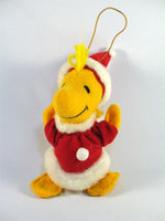 ADLER WOODSTOCK SANTA PLUSH ORNAMENT