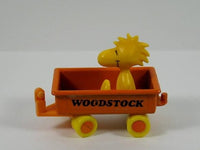 Woodstock in metal diecast wagon (Handle Missing)