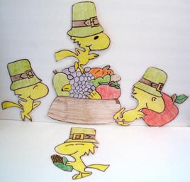 Laminated Thanksgiving Wall Decor Set