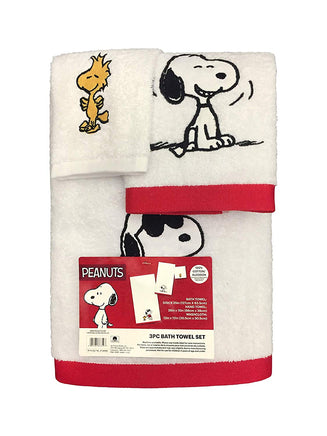 Woodstock Embroidered Wash Cloth - snoopn4pnuts.com