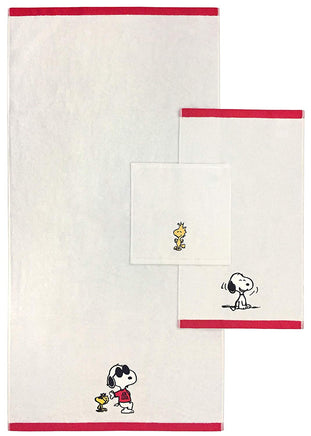 Woodstock Embroidered Wash Cloth - snoopn4pnuts.com