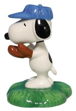 Snoopy Baseball Ceramic Bobblehead
