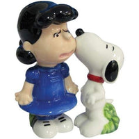 Snoopy and Lucy Kiss Salt and Pepper Shakers