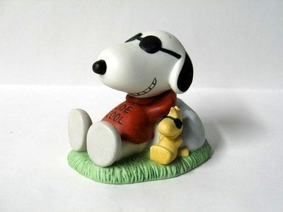 Snoopy Joe Cool And Woodstock Figurine