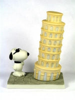 Snoopy In Italy Porcelain Figurine