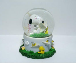 Snoopy Paper Airplanes Water Globe (Large Air Bubble)