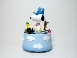 Snoopy All Aboard Train Musical Figurine