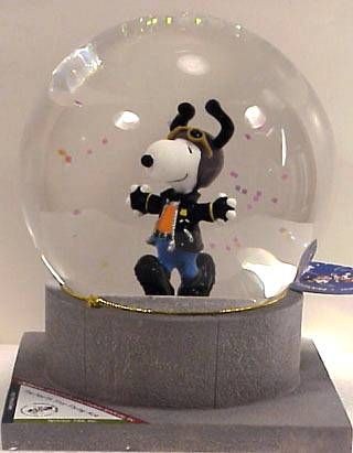 Peanuts On Parade Water Globe - Joe Cool North Star