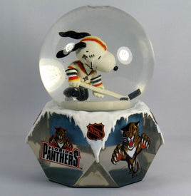 Peanuts Nhl Hockey Series: Florida Panthers Water Globe