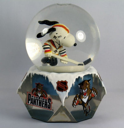 Peanuts Nhl Hockey Series: Florida Panthers Water Globe