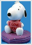 Baby Snoopy I Love You Figurine