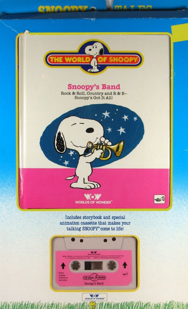 Worlds Of Wonder Snoopy Book and Tape Set - Snoopy's Band