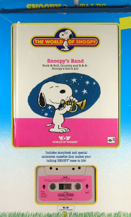 Worlds Of Wonder Snoopy Book And Tape Set - Snoopy's Band