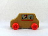 Snoopy Wooden Mini Car