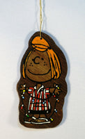 Wooden Ornament - Peppermint Patty