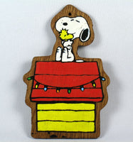 Wooden Ornament - Snoopy and Woodstock