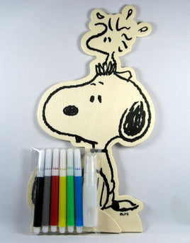 Peanuts Gang Wooden Doll Craft Kit - Snoopy And Woodstock