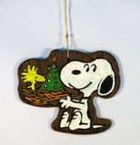 Wooden Ornament - Snoopy and Woodstock