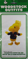 Woodstock 9" Plush Doll Clothes - "W" Letterman's Knit Sweater - snoopn4pnuts.com