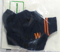 Woodstock 9" Plush Doll Clothes - "W" Letterman's Knit Sweater - snoopn4pnuts.com