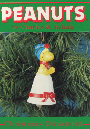 1987 Woodstock Christmas Bell Ornament - snoopn4pnuts.com
