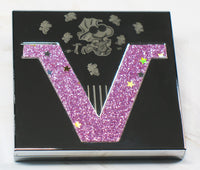 Woodstock Dual - Mirror Metal Compact (Shiny Silver Finish/NOT Black) - snoopn4pnuts.com