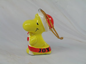 1981 Woodstock Christmas Ornament - Joy