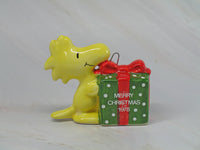 1978 Woodstock's Christmas Gift Ornament (Tail Repaired; Hanging Cord Included) - snoopn4pnuts.com