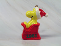 1981 Woodstock Christmas Ornament - NOEL
