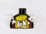 Snoopy Rainbow Cloisonne Pin - Woodstock Wearing Top Hat  RARE!