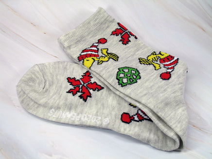 Woodstock Christmas Crew - Length Socks - snoopn4pnuts.com