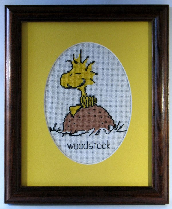 Woodstock Framed Needlepoint Picture