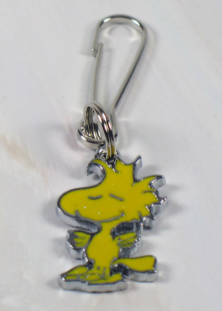 Woodstock Silver Plated Zipper Pull With Holographic Accents