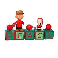 Charlie Brown Christmas Decor Blocks