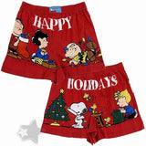 Peanuts Gang Christmas Boxers - Happy Holidays