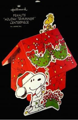 Peanuts Christmas Centerpiece Decoration - "Holiday Trimmings"