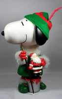 Snoopy Animated Table Piece - Christmas Elf