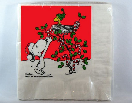 Snoopy Christmas Luncheon / Dessert Napkins