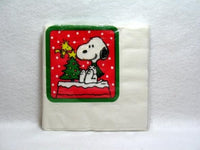 Snoopy's Christmas Tree Luncheon / Dessert Napkins