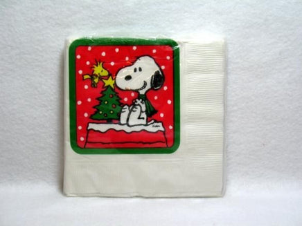 Snoopy's Christmas Tree Luncheon / Dessert Napkins