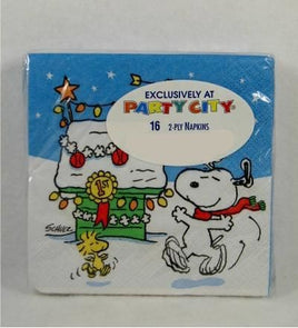 Snoopy's Decorated Doghouse Dinner Napkins