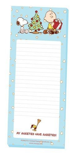 Peanuts Magnetic Holiday Note Pad